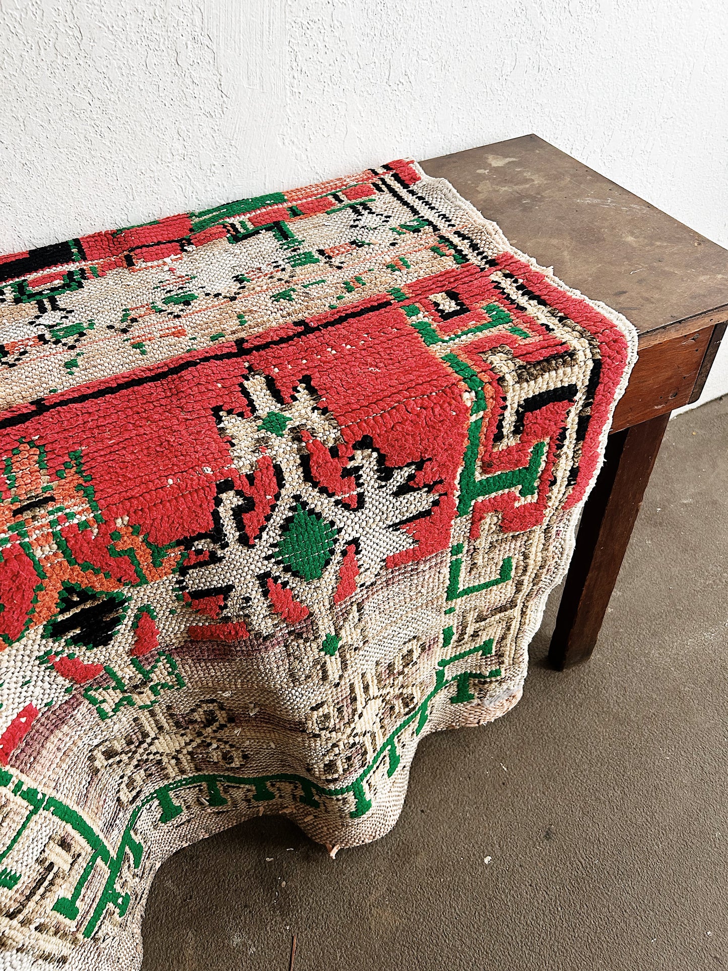 Vintage Boujaad Moroccan Wool Rug