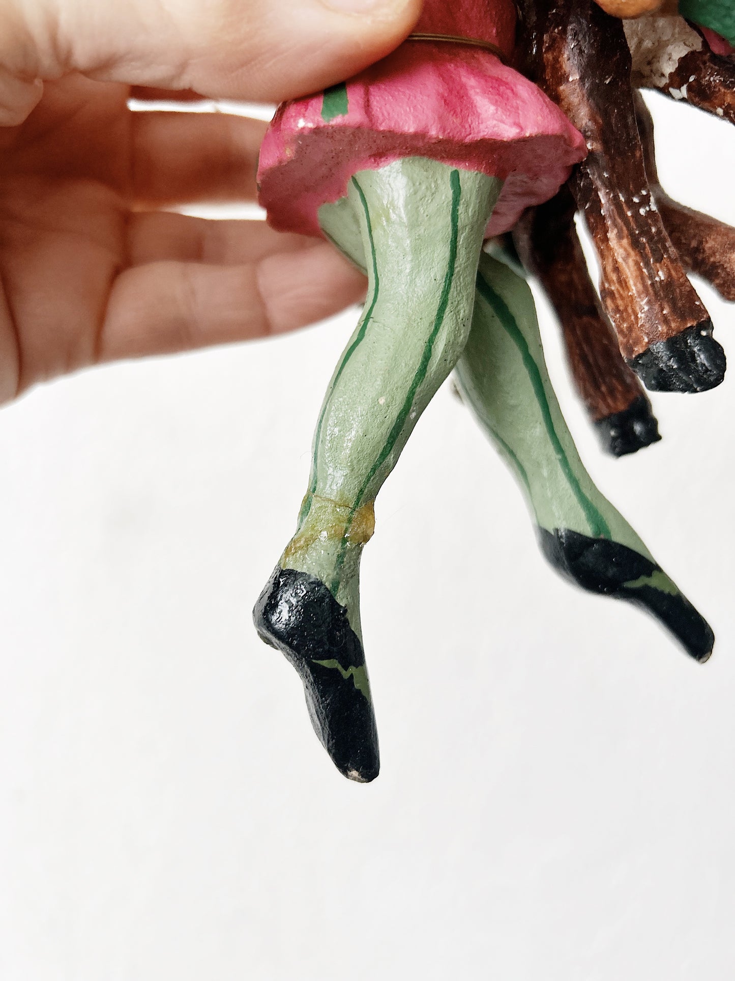 Vintage Denise Calla Folk Art ‘Enchanted Forest’ Ornaments