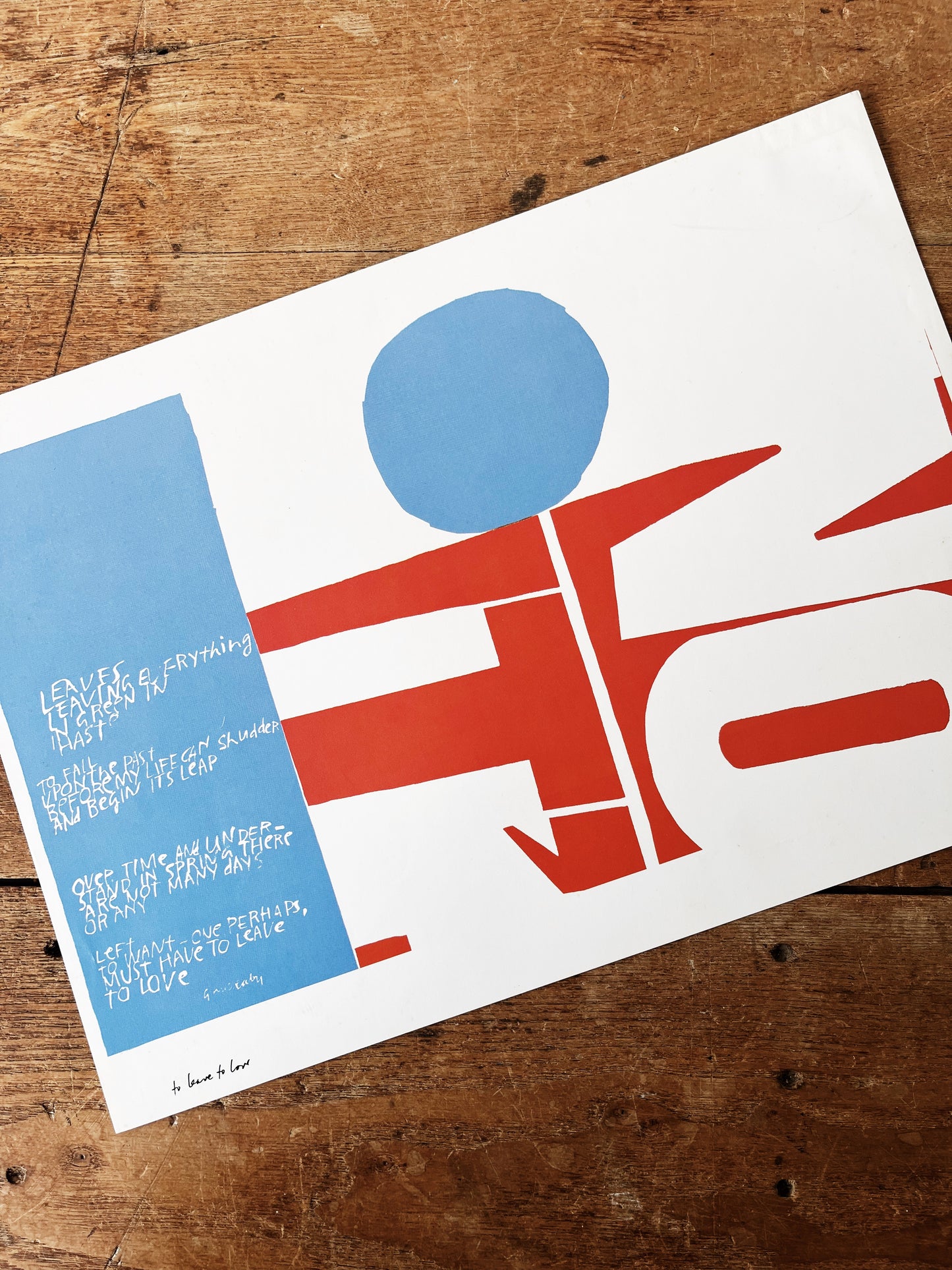 Original 1968 Corita Kent Print