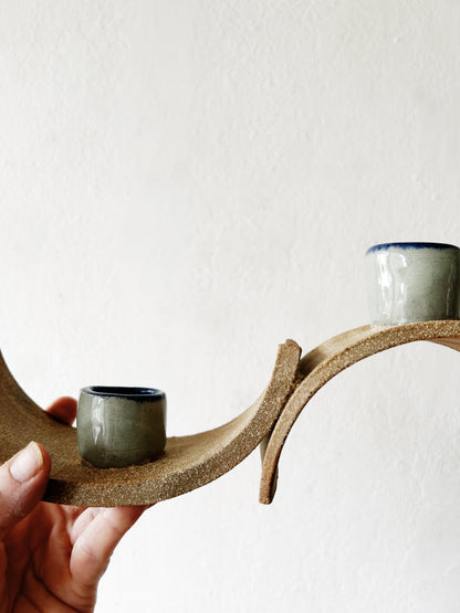 Vintage Hand Built Candelabra