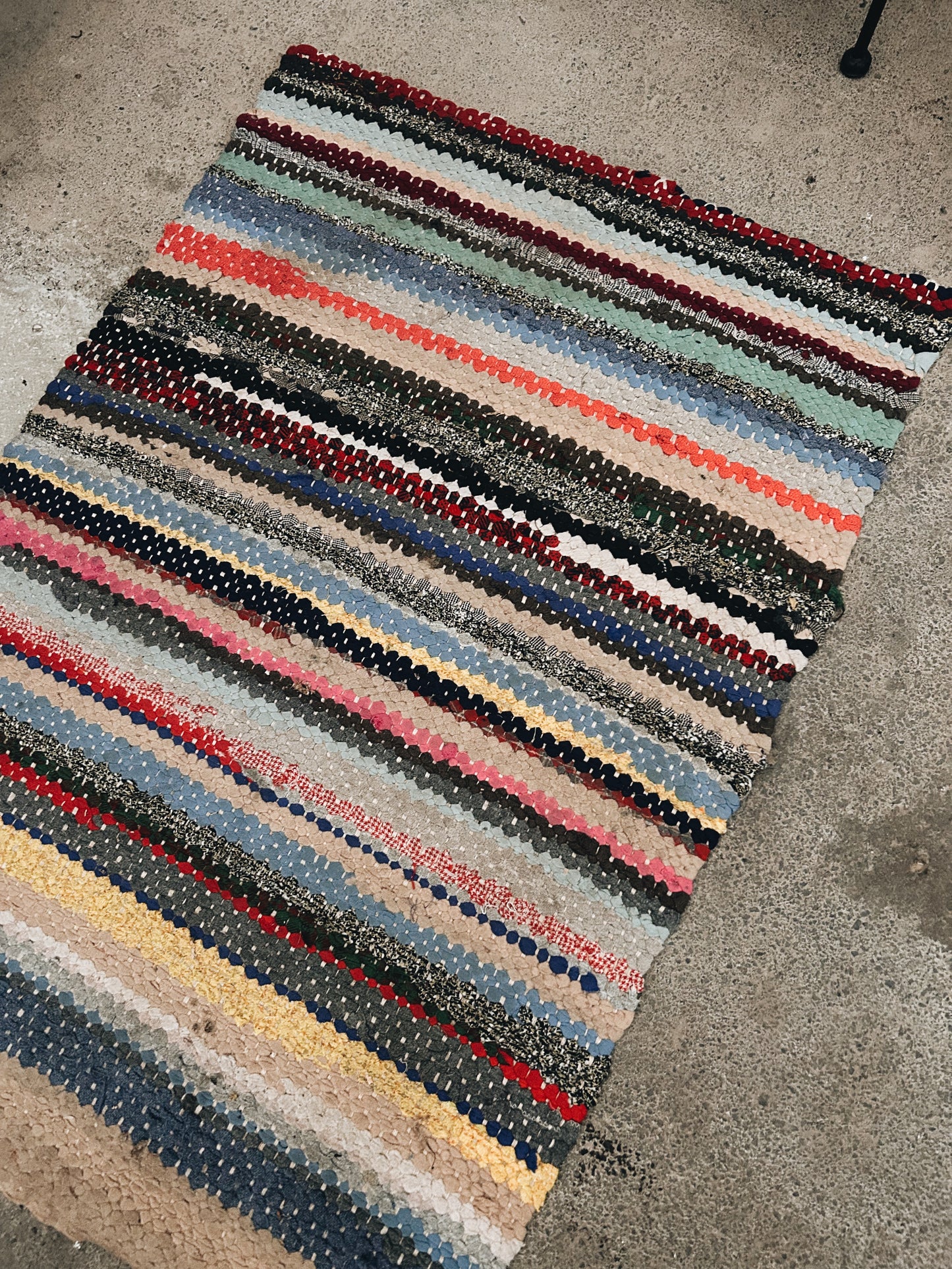 Antique Cotton Rag Rug