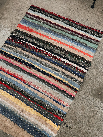 Antique Cotton Rag Rug