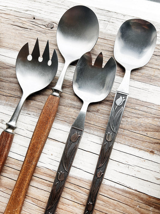Mid Century  Serving Utensils