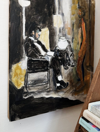 Vintage Figural Painting
