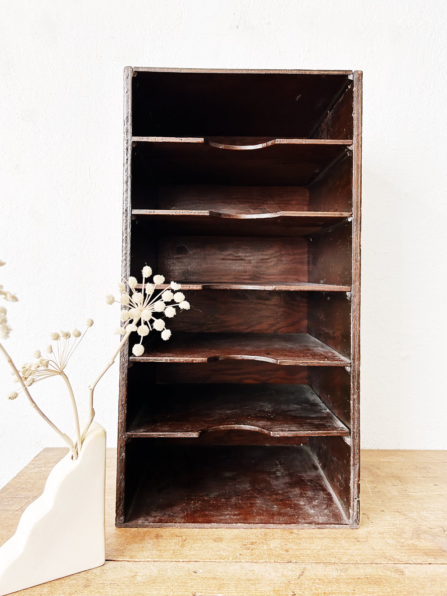 Vintage Large Wood Flat File