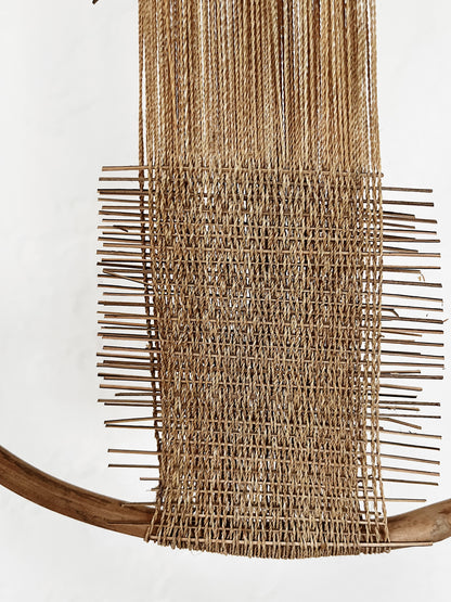 Vintage Linen Teardrop Weaving Loom