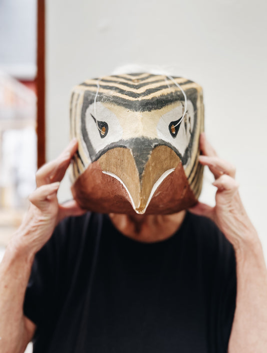 Handmade Carved Wood Mask