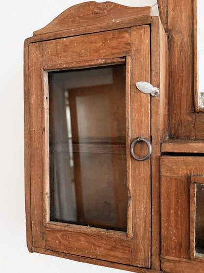 Vintage Folk Art Cabinet