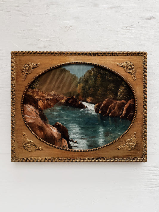 Antique Landscape Painting