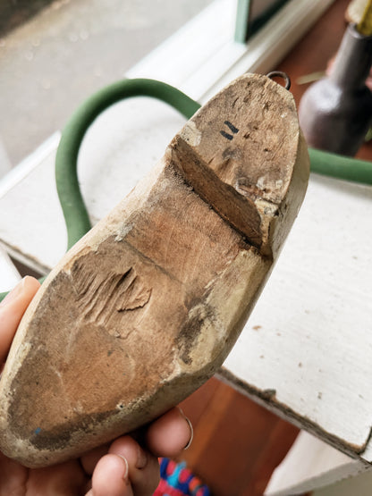 Antique Wooden Shoe