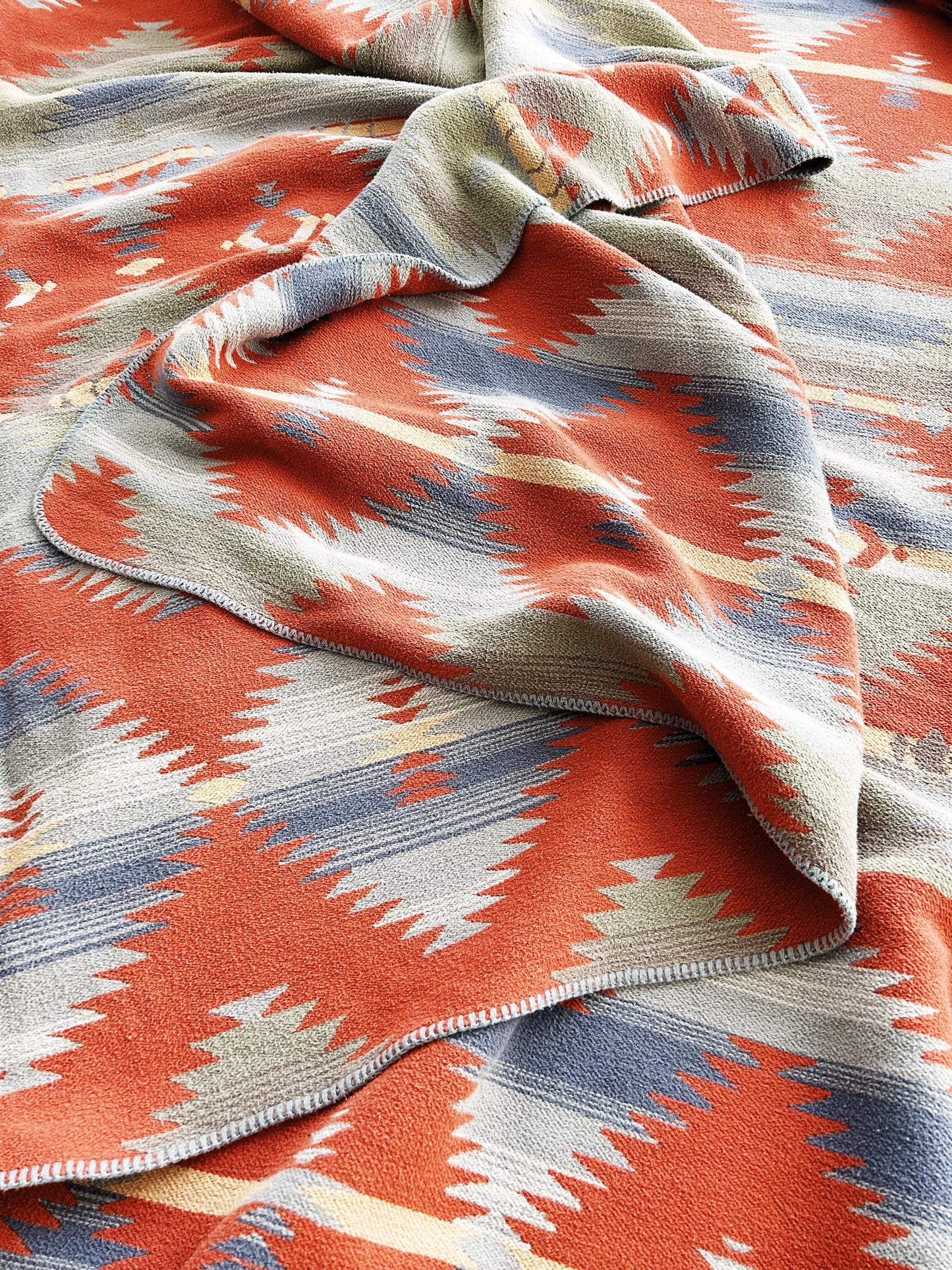 Vintage Ralph Lauren Queen Size Cotton Blanket