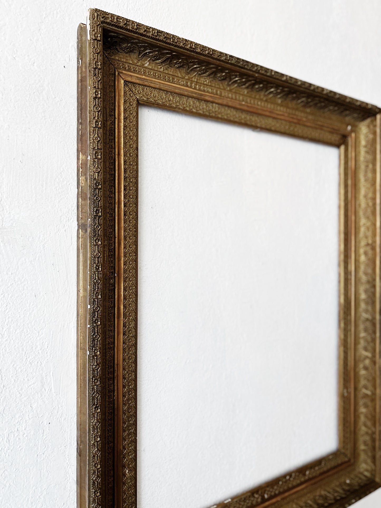 Large Antique Gesso Frame
