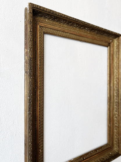 Large Antique Gesso Frame