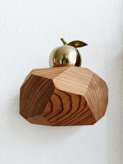 Handmade Faceted Cedar Shelf