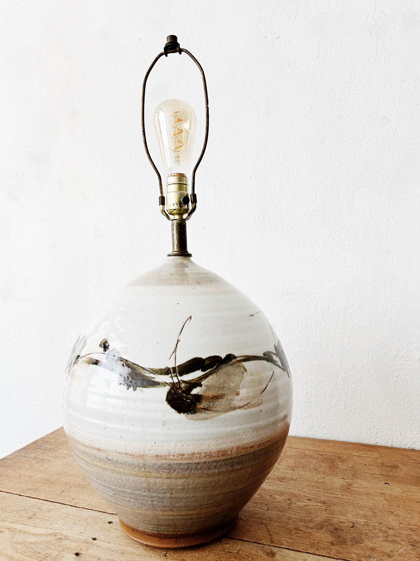 Large Vintage Ceramic Lamp