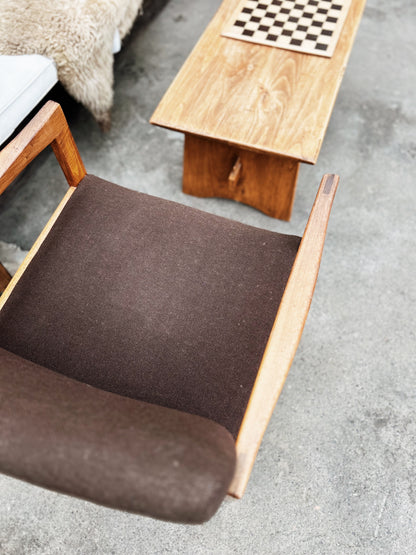 Vintage Walnut Arm Chair