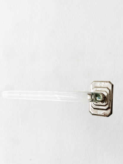 Antique Glass Towel Bar
