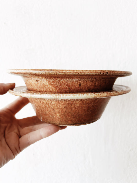 Studio Pottery Bowl Pair