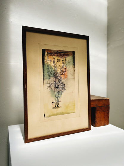 Vintage Paul Klee 'Agnus Dei' Lithograph