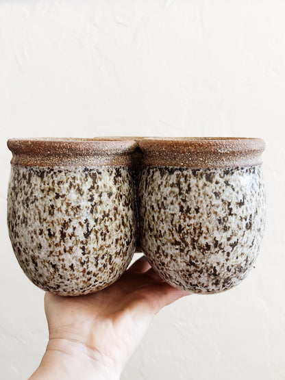 Vintage Speckled Planter