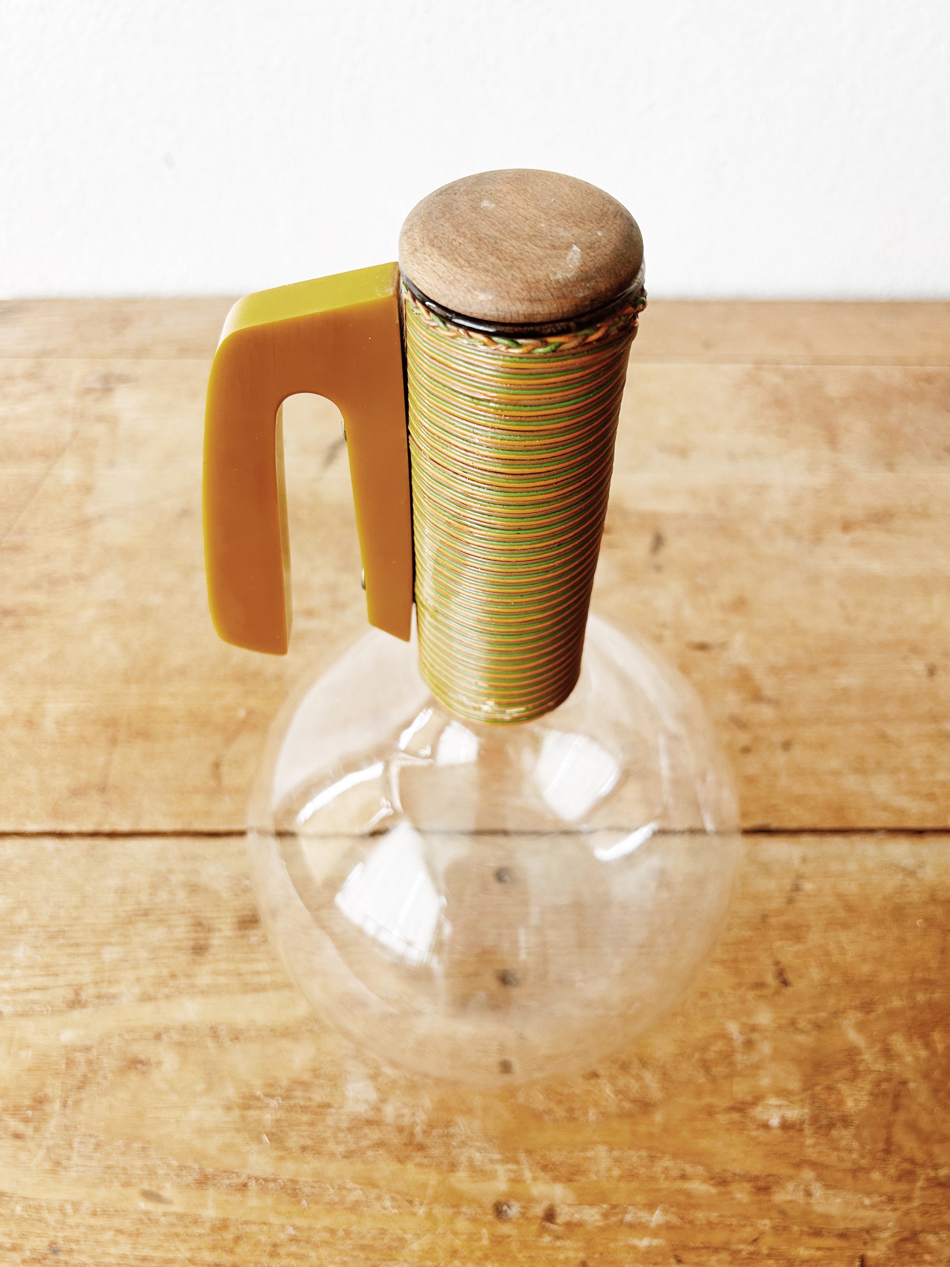 Mid Century Pyrex Blown Glass Decanter - Thumbnail 3