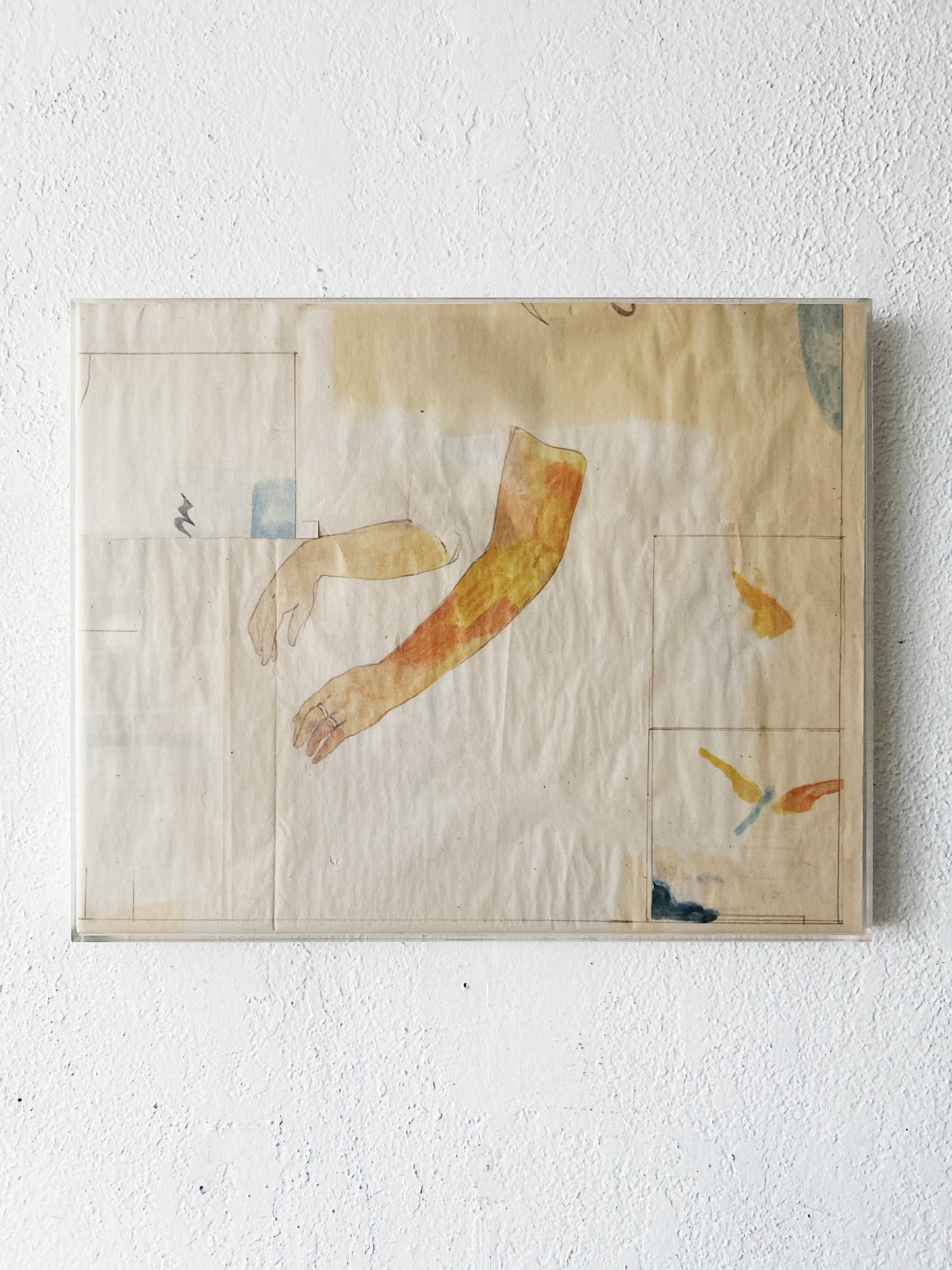Framed Abstract Art by Aidan Koch