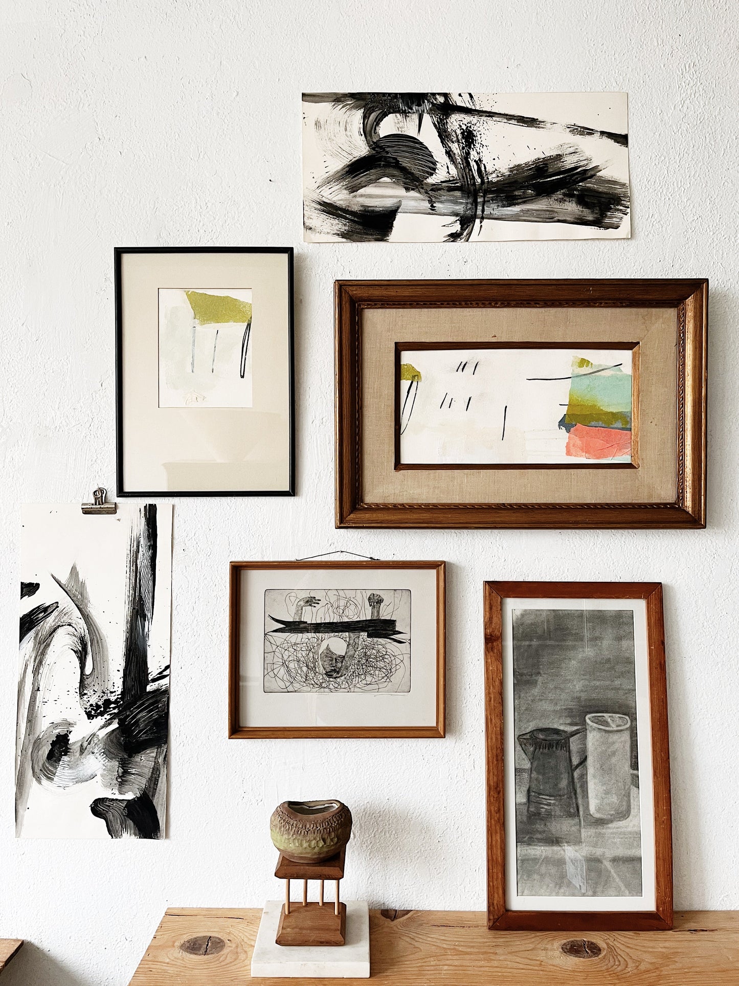 Vintage Mixed Media Artwork