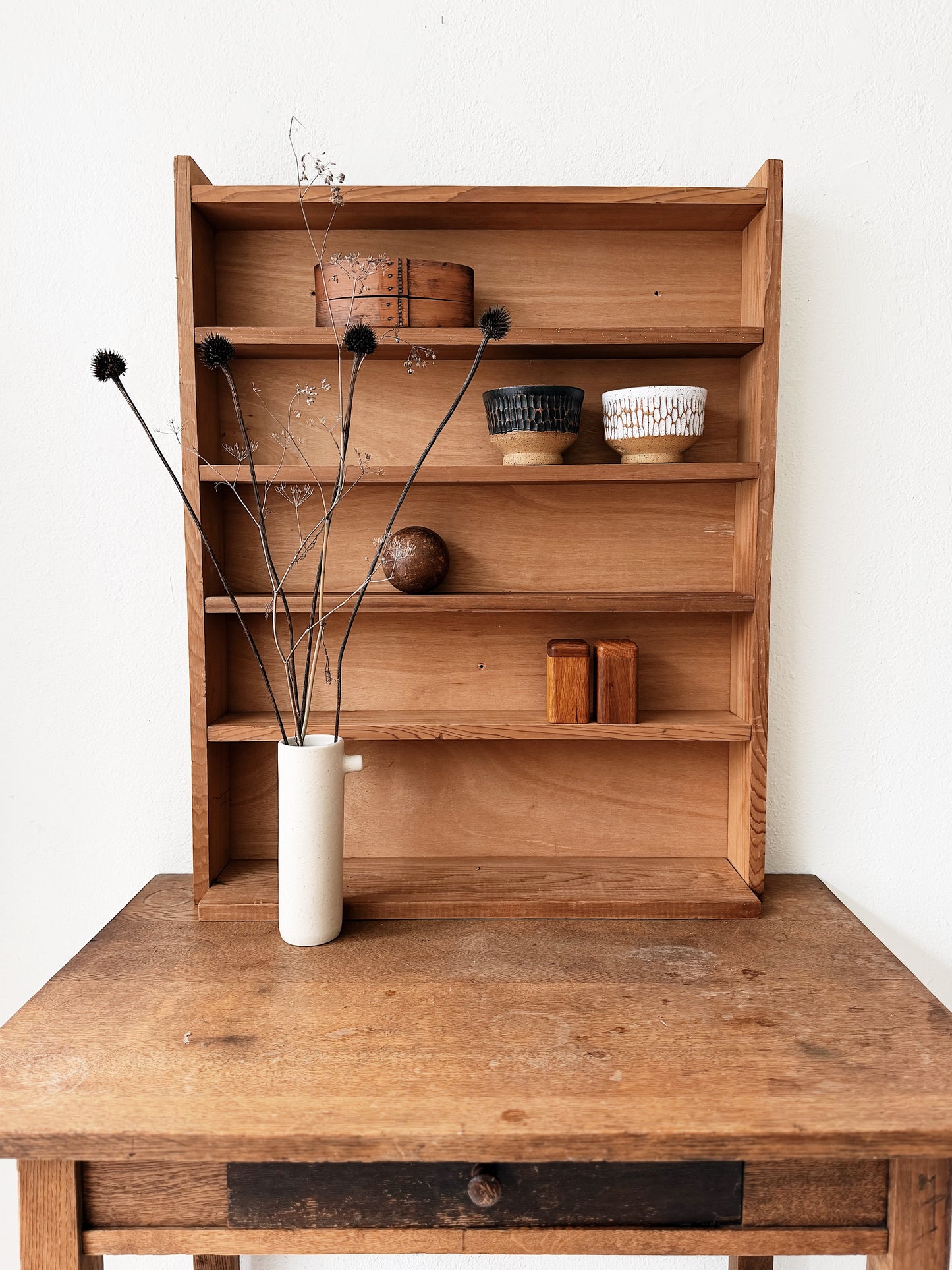 Handmade Shallow Wood Shelf
