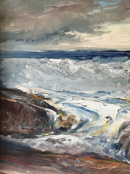 Vintage Seascape Painting