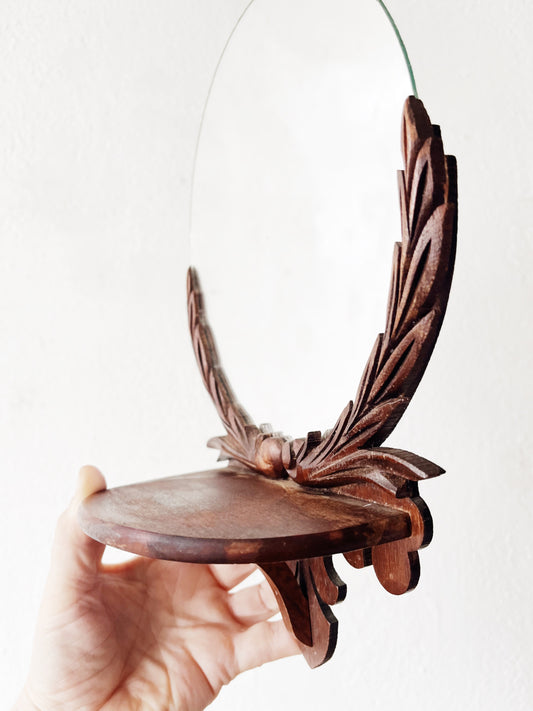 Antique Mirrored Shelf