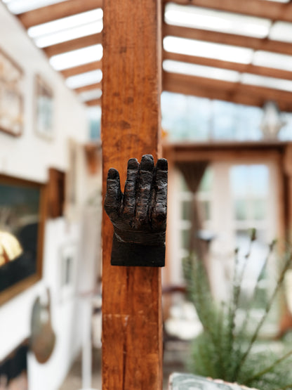 Carved Wood Hand Hook