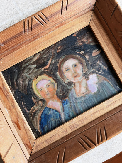 Antique Folk Art Painting