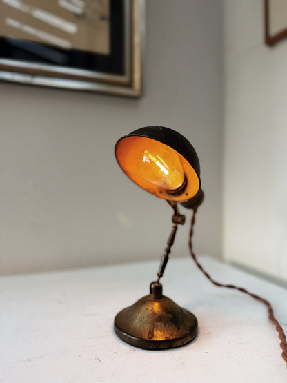 Antique Magnalux Brass Lamp