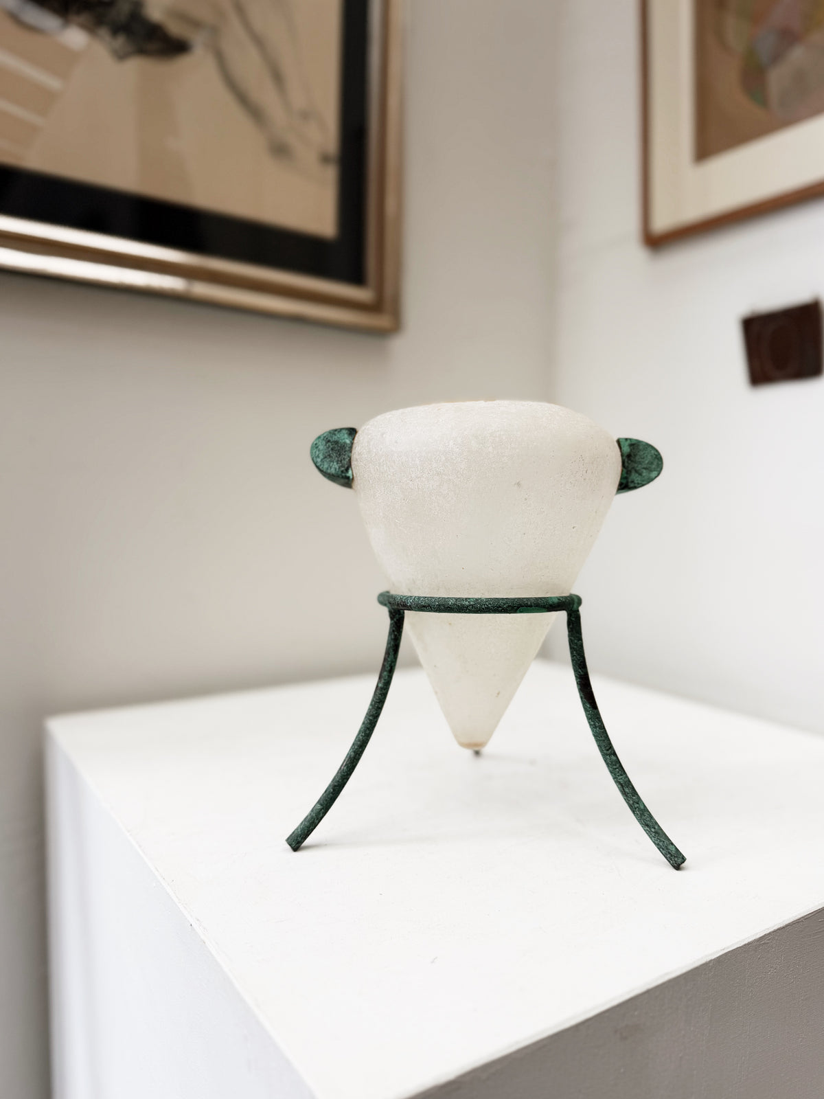 Postmodern Murano Scavo Vase