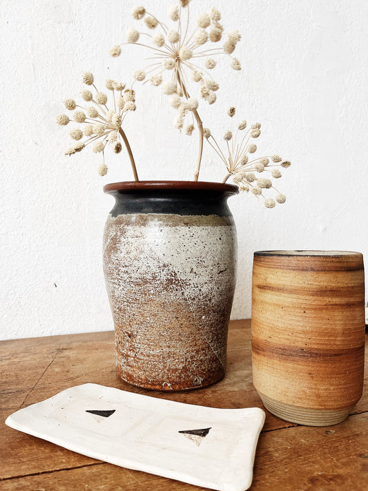 Vintage Stoneware Urn