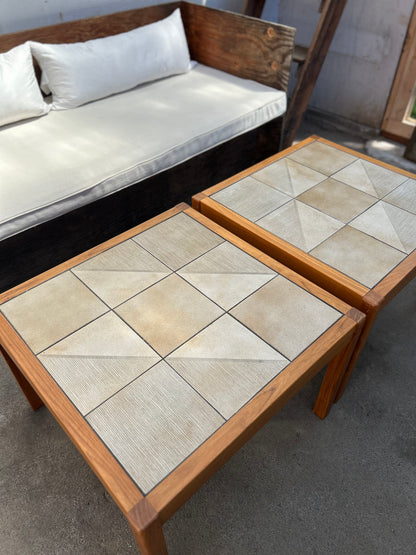 Gangso Møbler Danish Teak and Ceramic Inlay Table