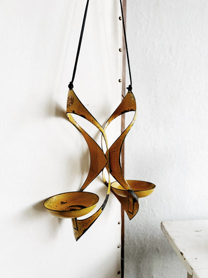 Brutalist Enamel Plant Holder