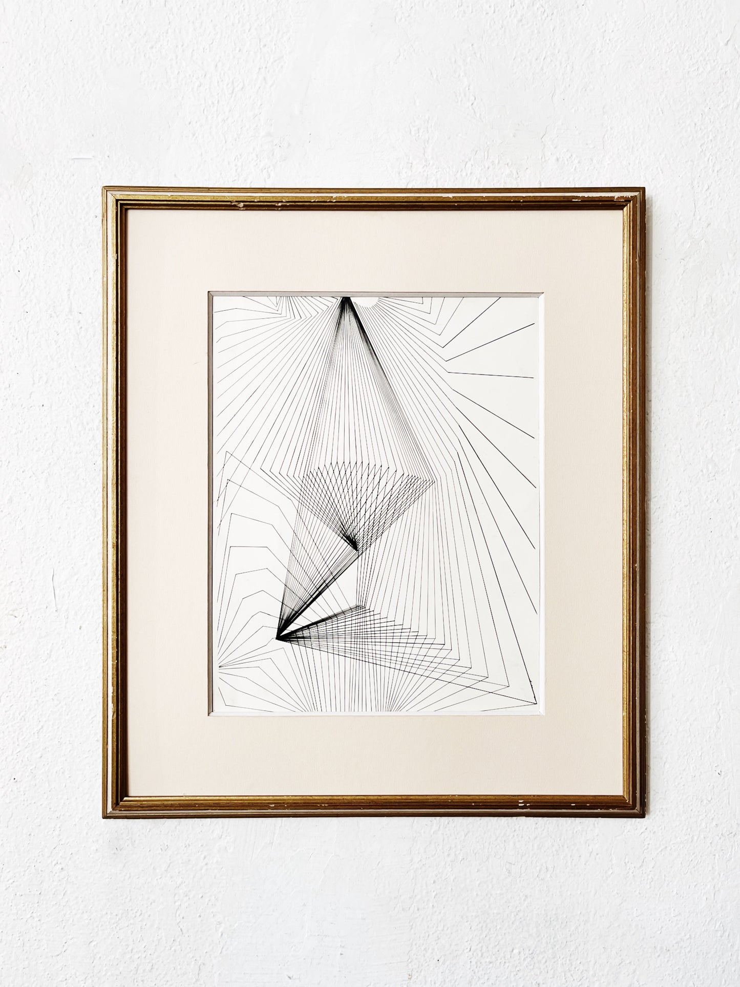 Original Pen and Ink Optic Drawing