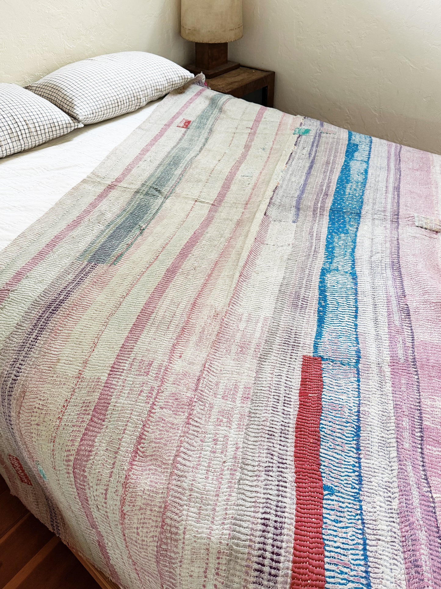 Vintage Patchwork Kantha Quilt