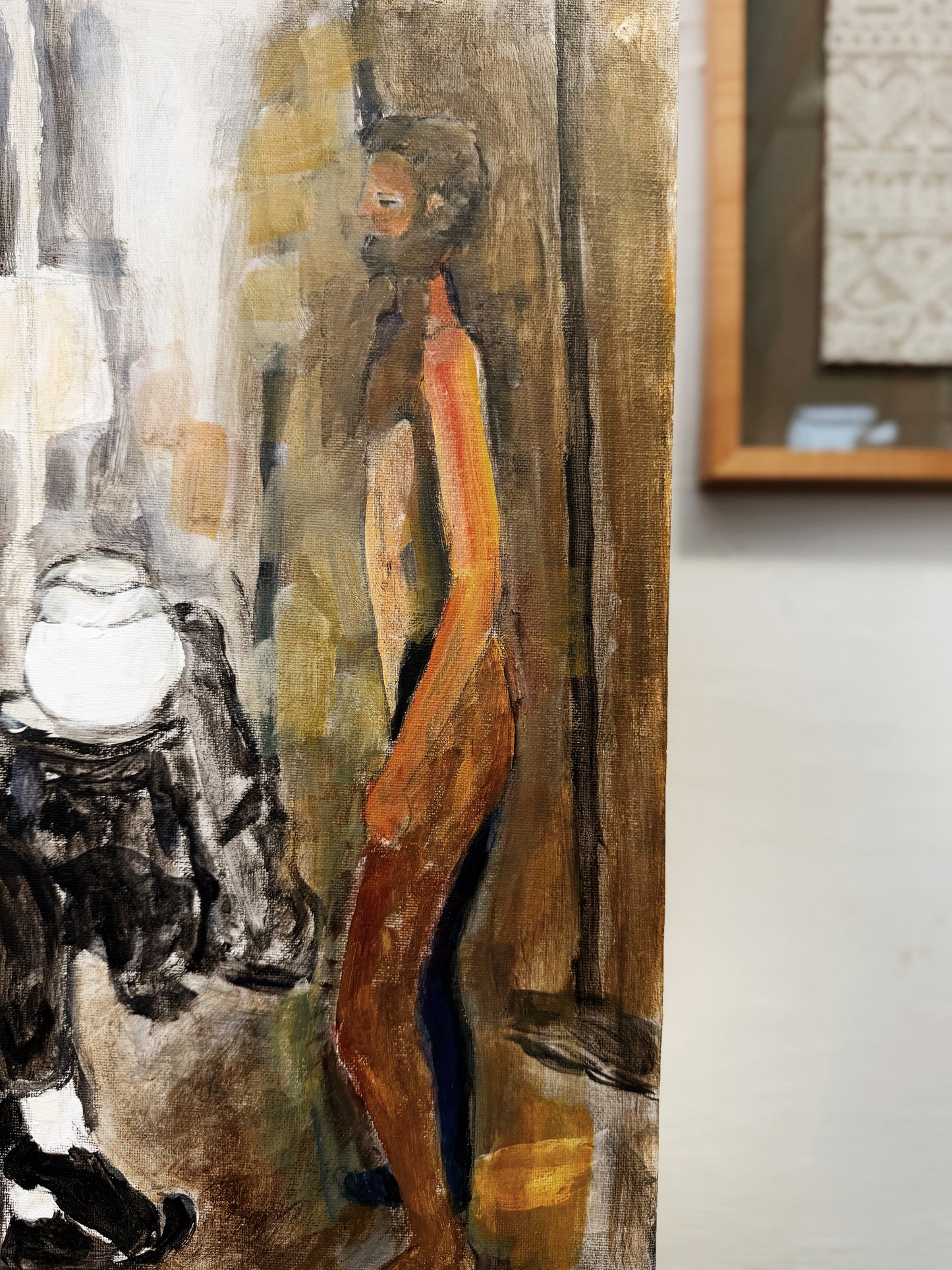 Vintage Figural Painting