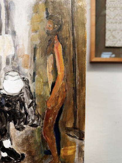 Vintage Figural Painting