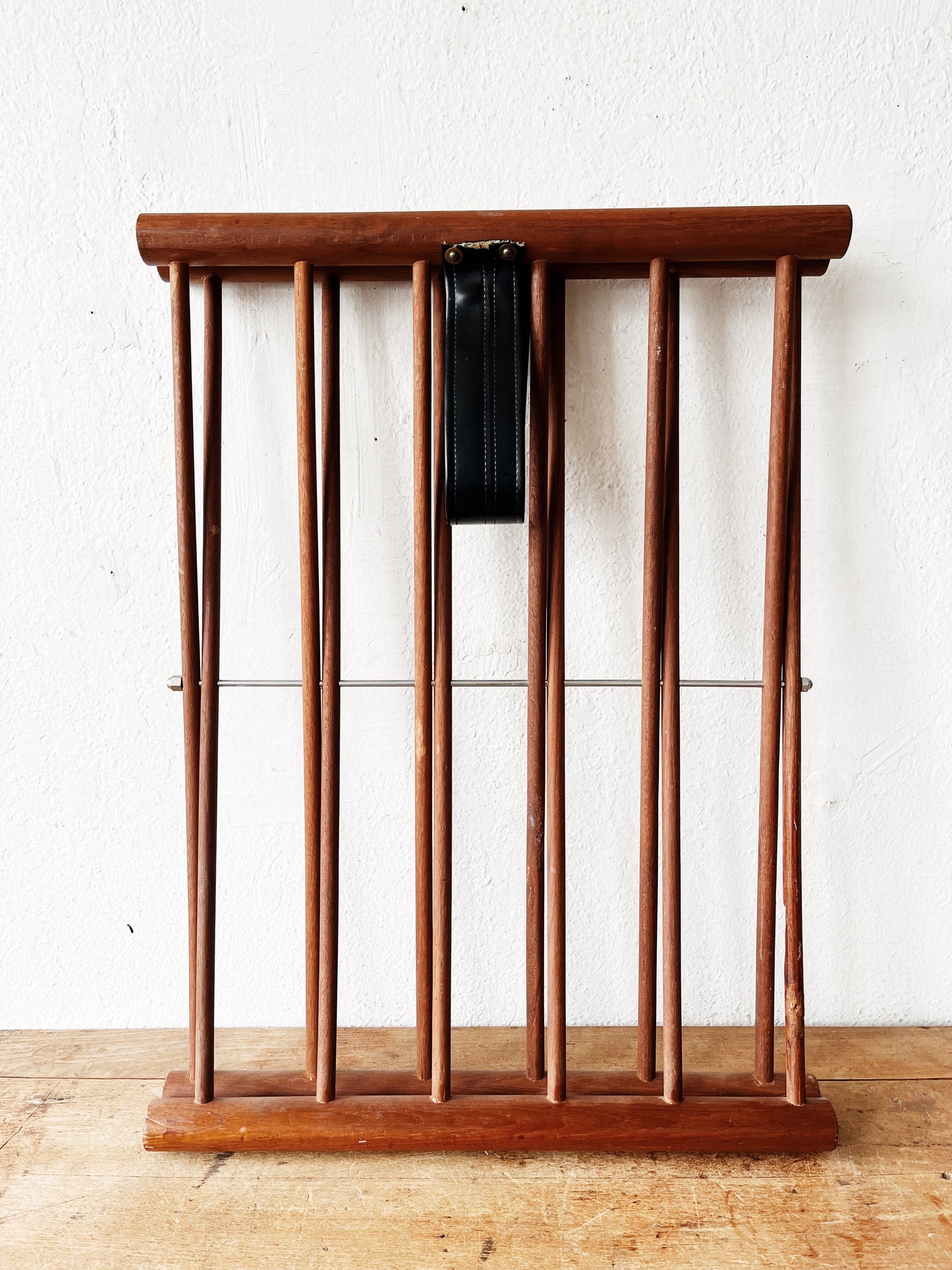 Mid Century Teak Folding Rack