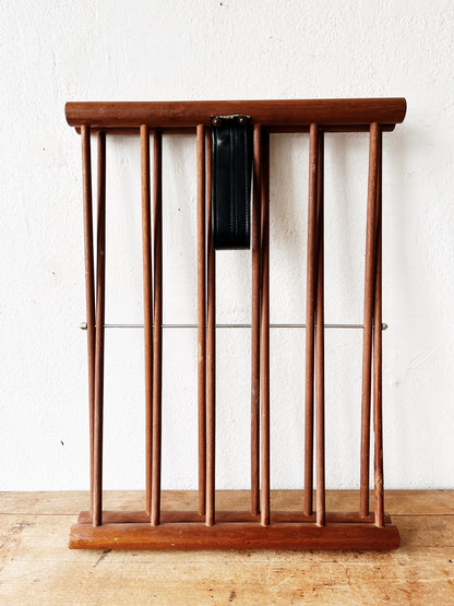 Mid Century Teak Folding Rack