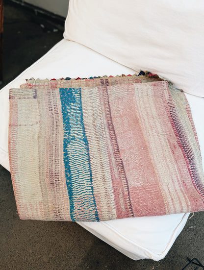 Vintage Patchwork Kantha Quilt