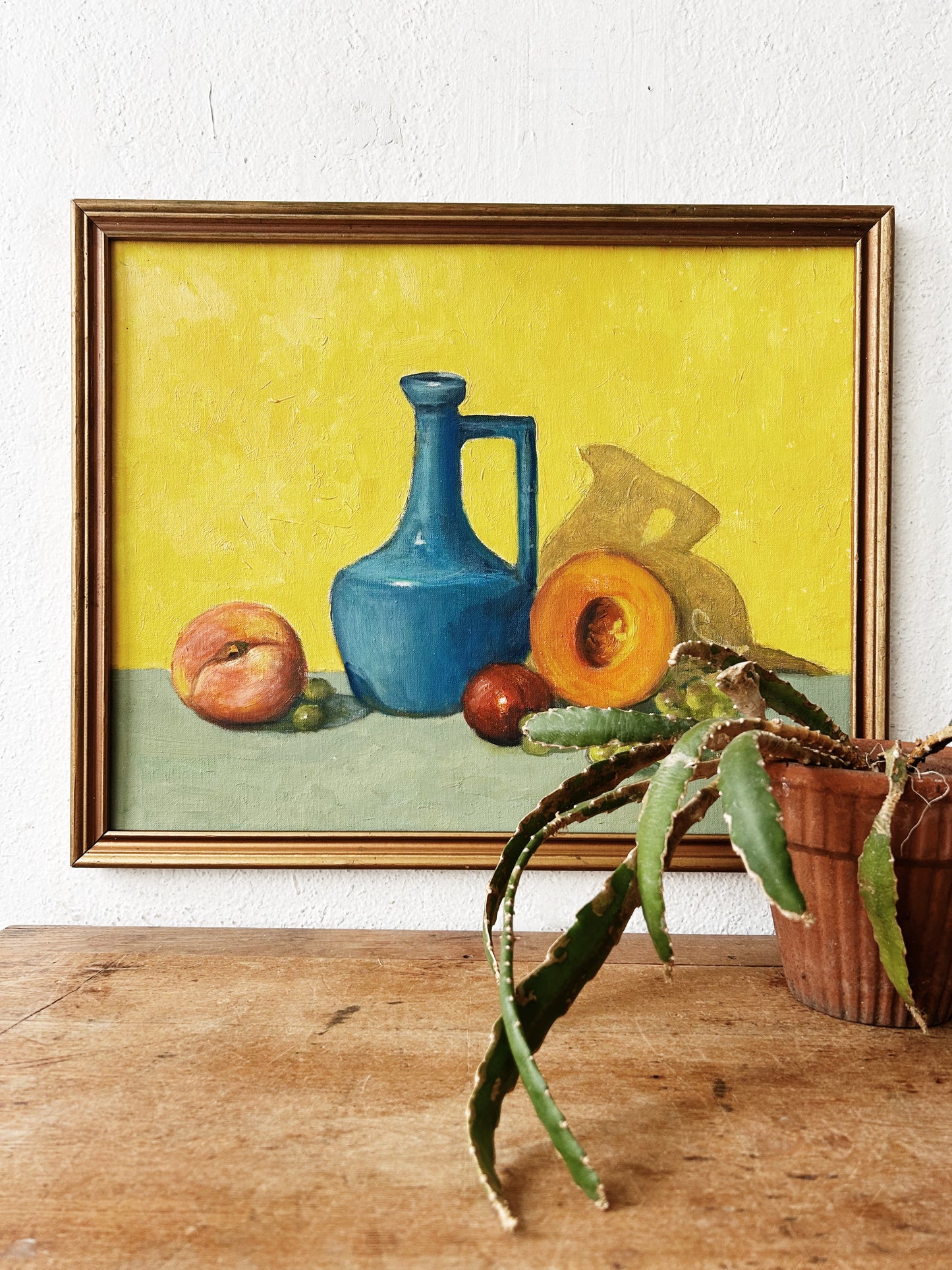 Vintage Signed, Original Framed Still Life Painting