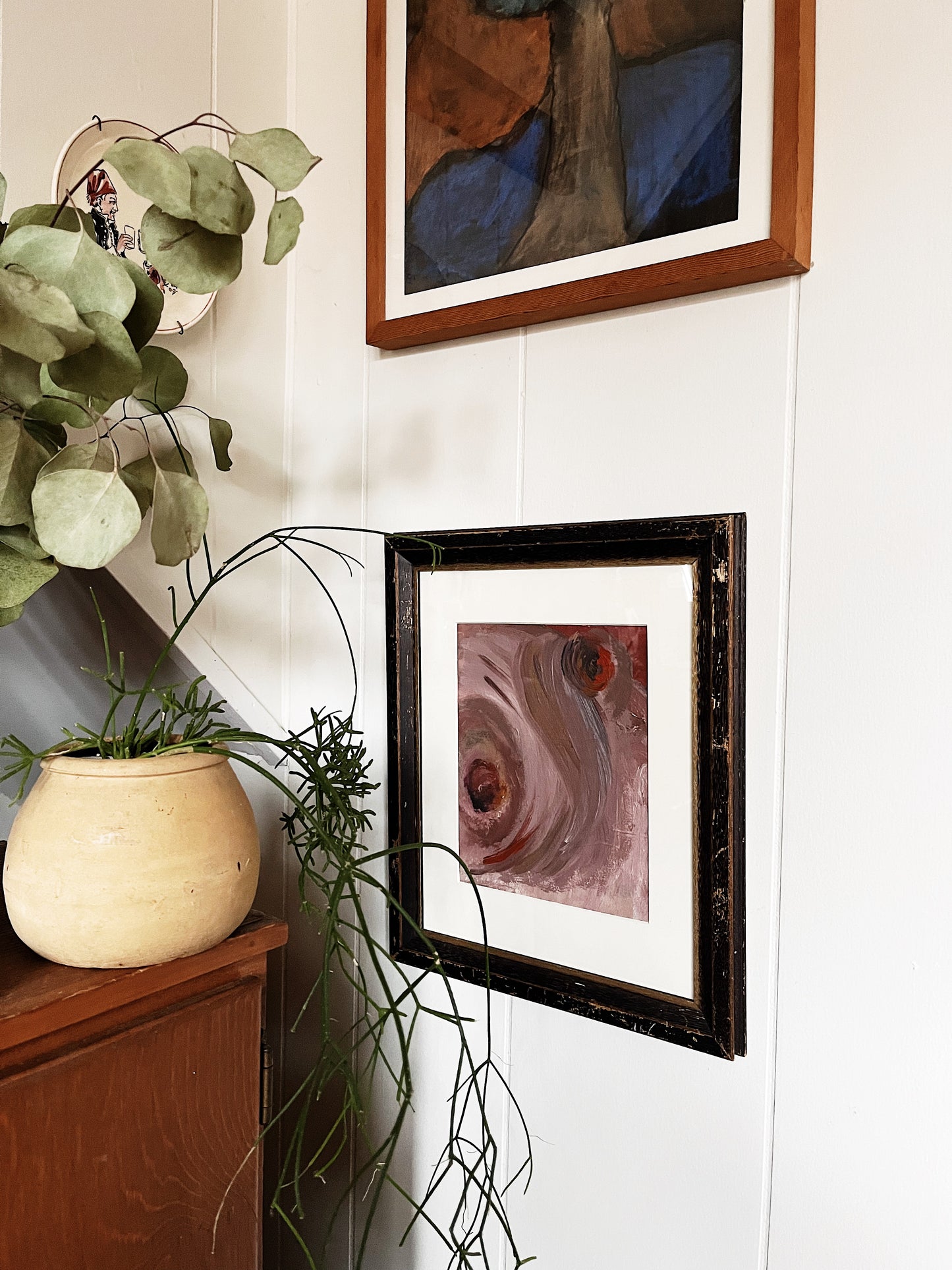 Vintage Abstract Oil Painting