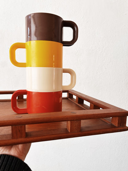 Vintage Teak Serving Tray