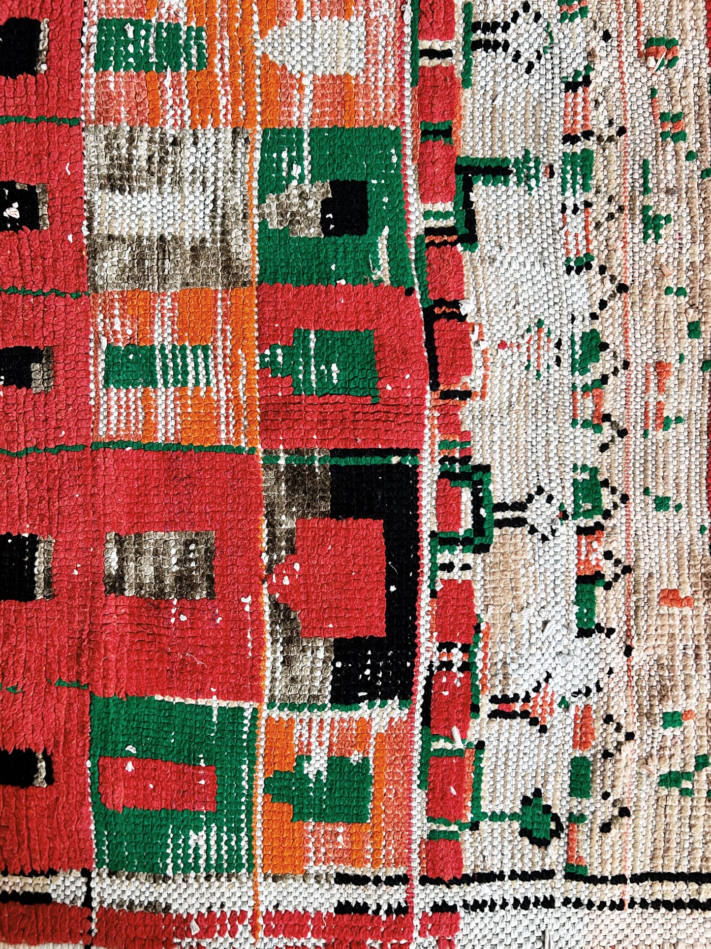 Vintage Boujaad Moroccan Wool Rug