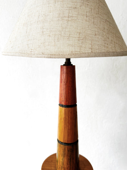 Vintage Folk Art Lamp