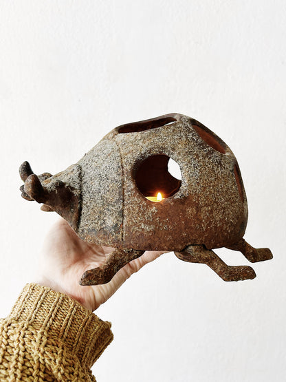 Vintage Japanese Cast Iron Lantern